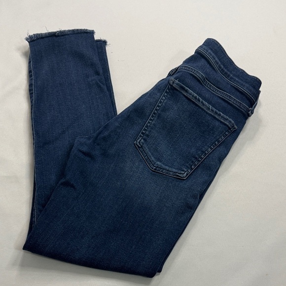 Agolde Deep Blue Women's Cropped Jeans - Picture 1 of 6